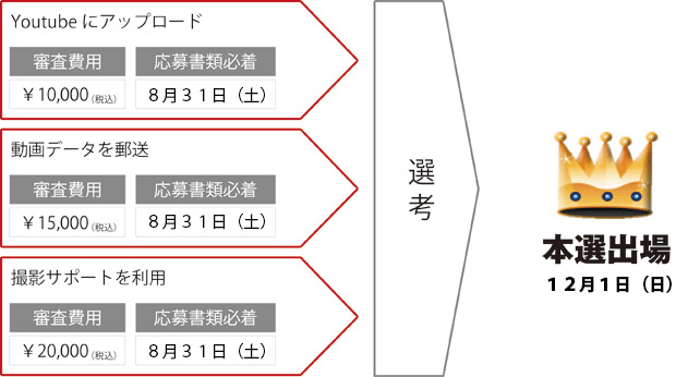ビデオエントリーの流れ